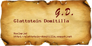 Glattstein Domitilla névjegykártya